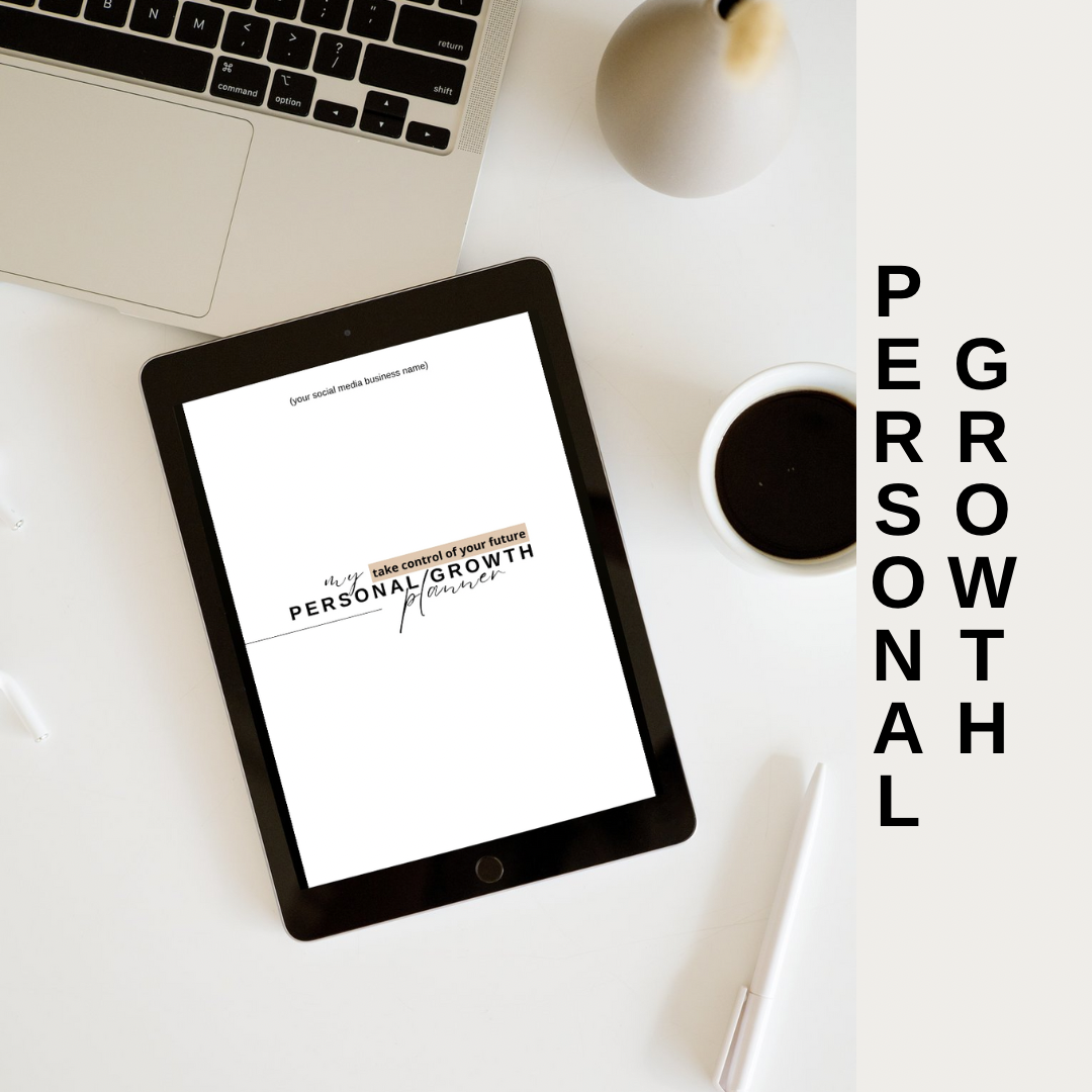 PLR Canva 'Personal Growth Planner' To Use & Resell